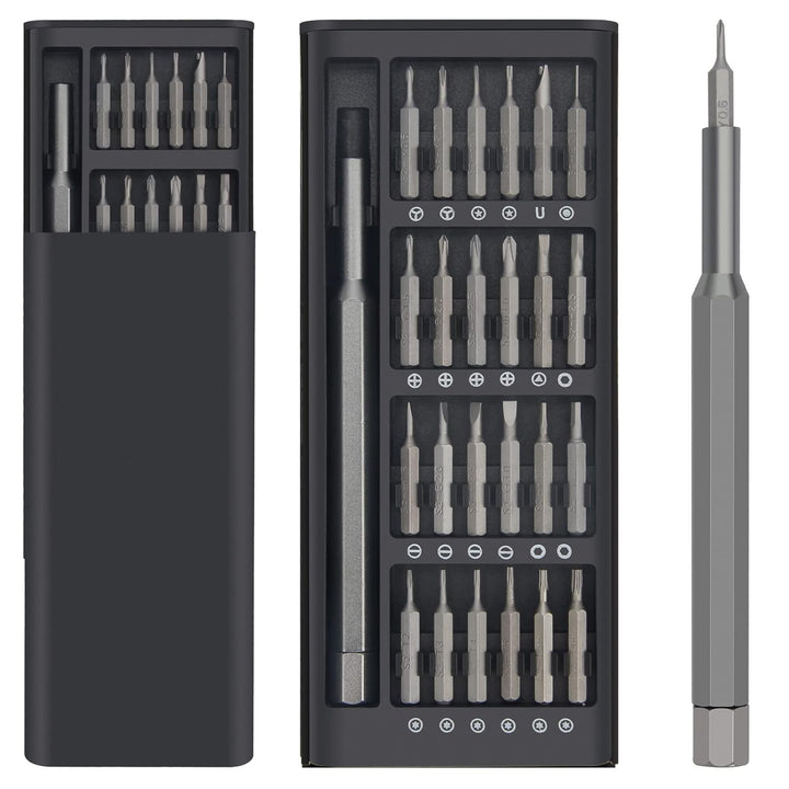 24 in 1 Mini Screwdriver Set with Case, Small Flathead Magnetic Screwdriver Kit for Electronics