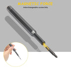 24 in 1 Mini Screwdriver Set with Case, Small Flathead Magnetic Screwdriver Kit for Electronics (SVO-11)