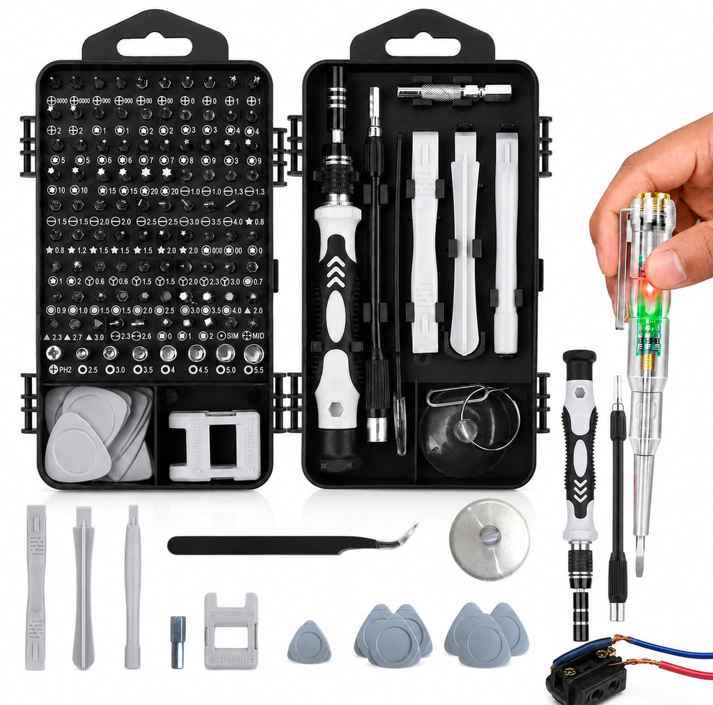 115-in-1 Precision Screwdriver Set with Voltage Tester Pen (SVO-30)
