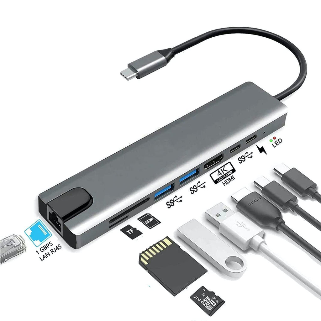 8 in 1 USB C Hub (SVO-32)