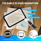 Full Page Magnifier with Light (SVO-27)