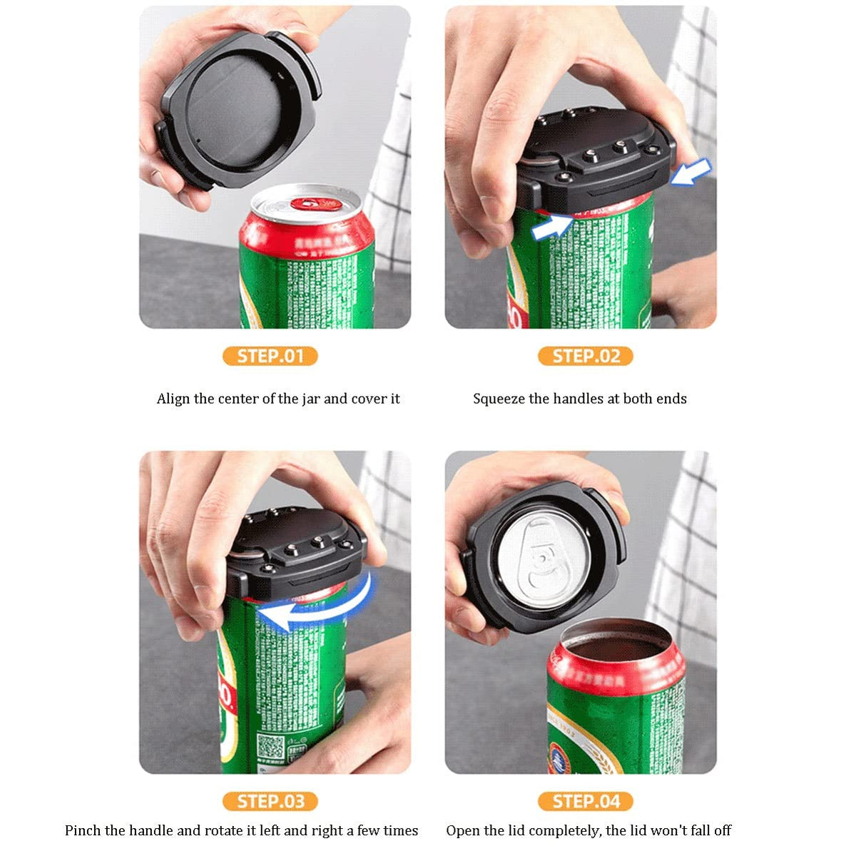 Stainless Steel Manual Can Opener (SVO-28)