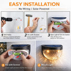 Solar Wall Lights - Pack of 2 (SVO-25)