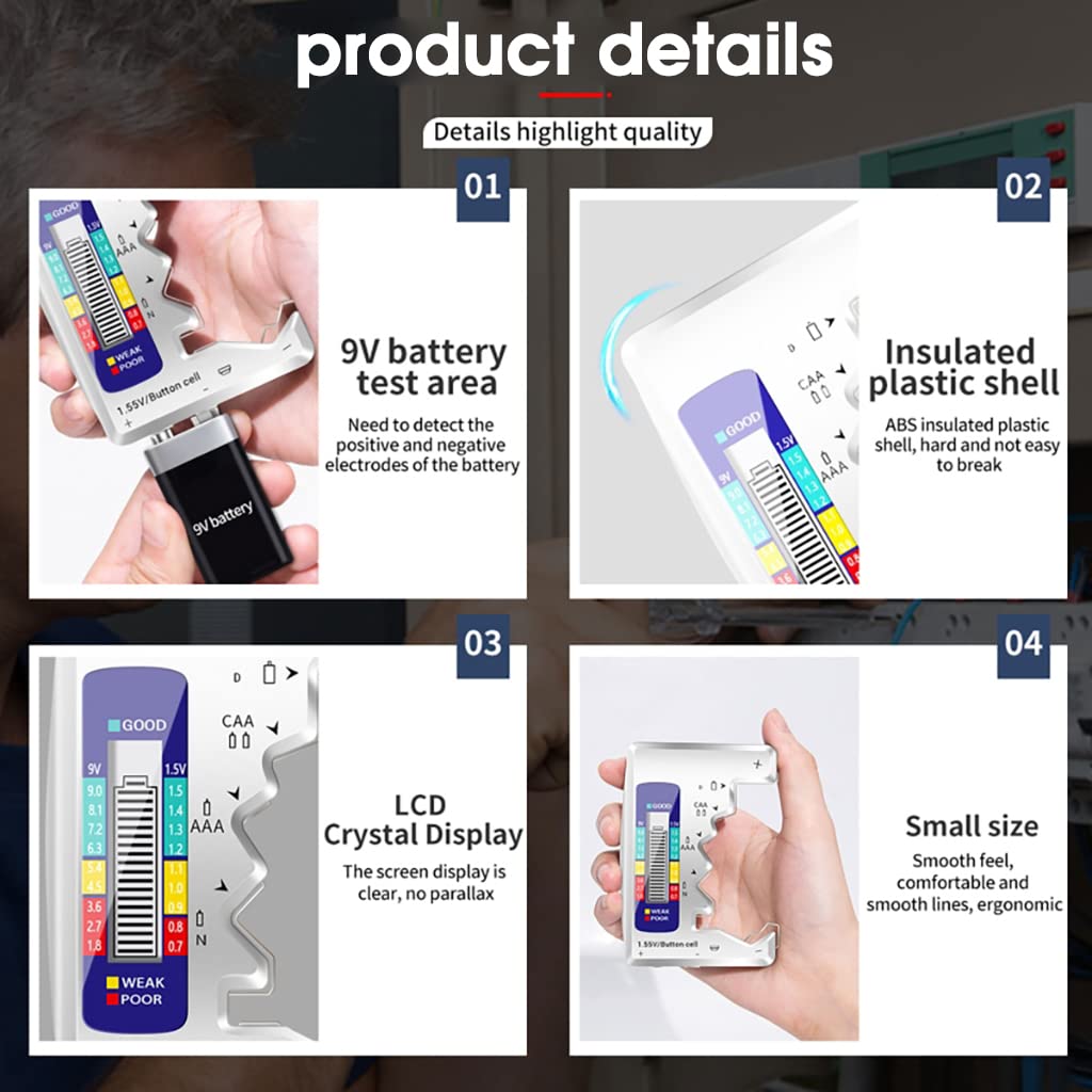 Universal Digital Battery Checker Device (SVO-16)