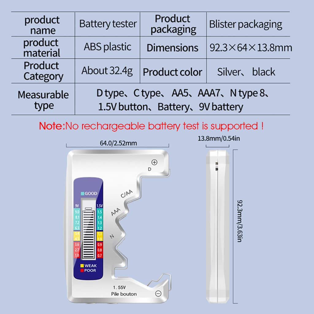 Universal Digital Battery Checker Device (SVO-16)