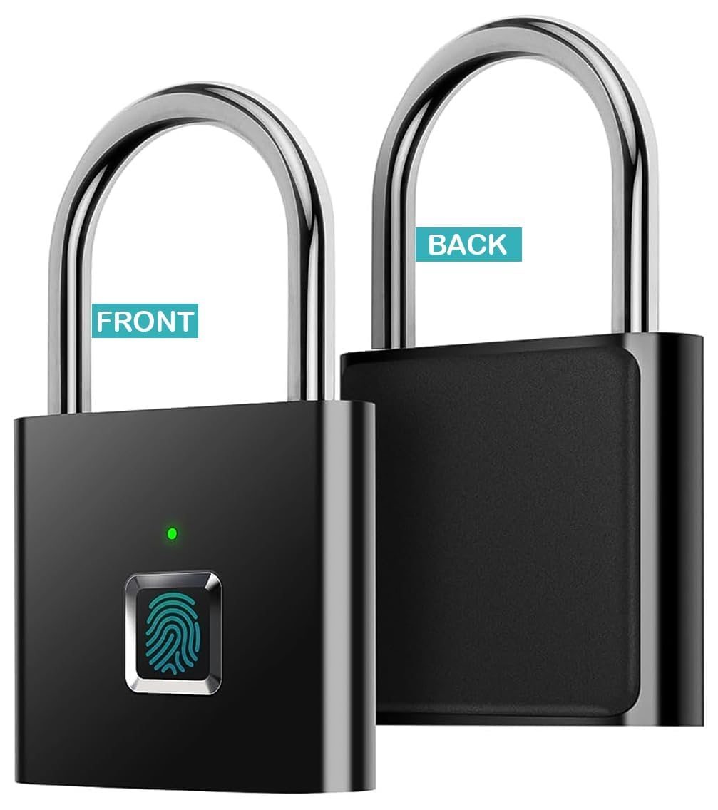 Smart Lock Fingerprint Biometric Padlock | Keyless&Password-Free Access (SVO-17)