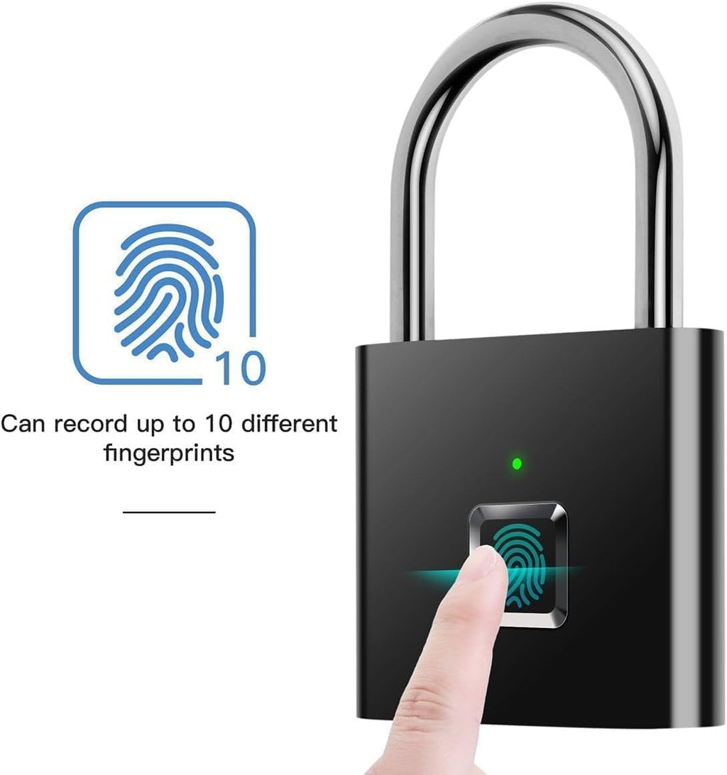 Smart Lock Fingerprint Biometric Padlock | Keyless&Password-Free Access (SVO-17)
