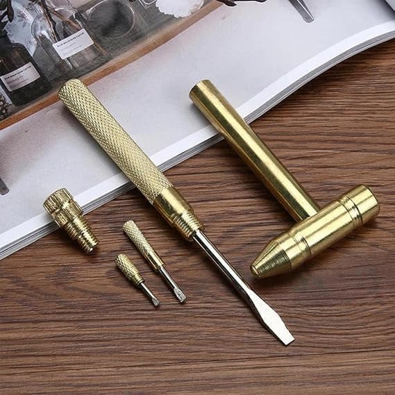 5-in-1 Mini Hammer Tool with Screwdriver Set & Bottle Opener (SVO-12)