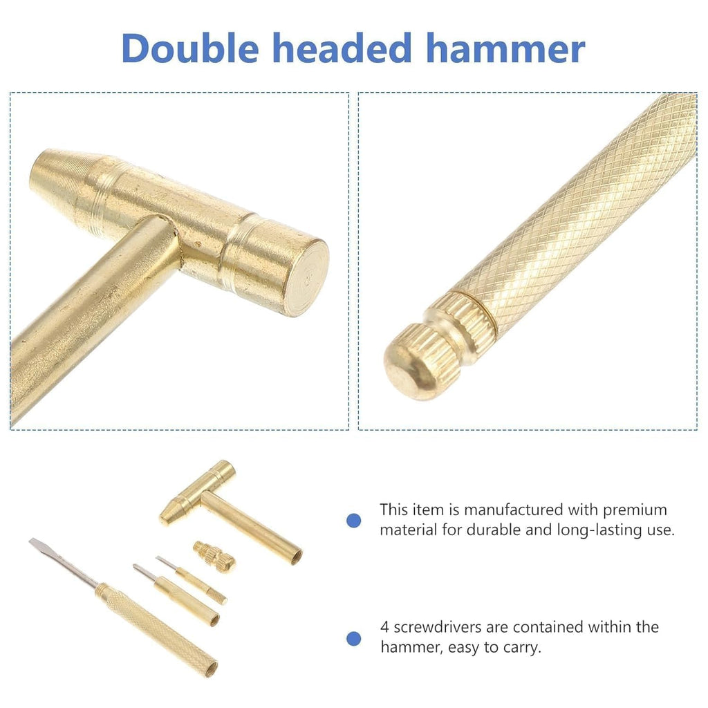 5-in-1 Mini Hammer Tool with Screwdriver Set & Bottle Opener (SVO-12)